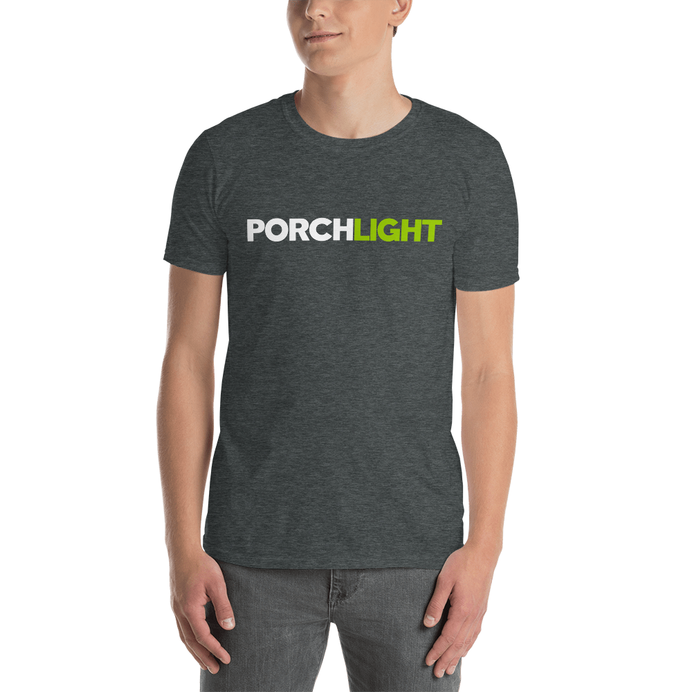 Short-Sleeve Unisex Porch Light T-Shirt (logo only)