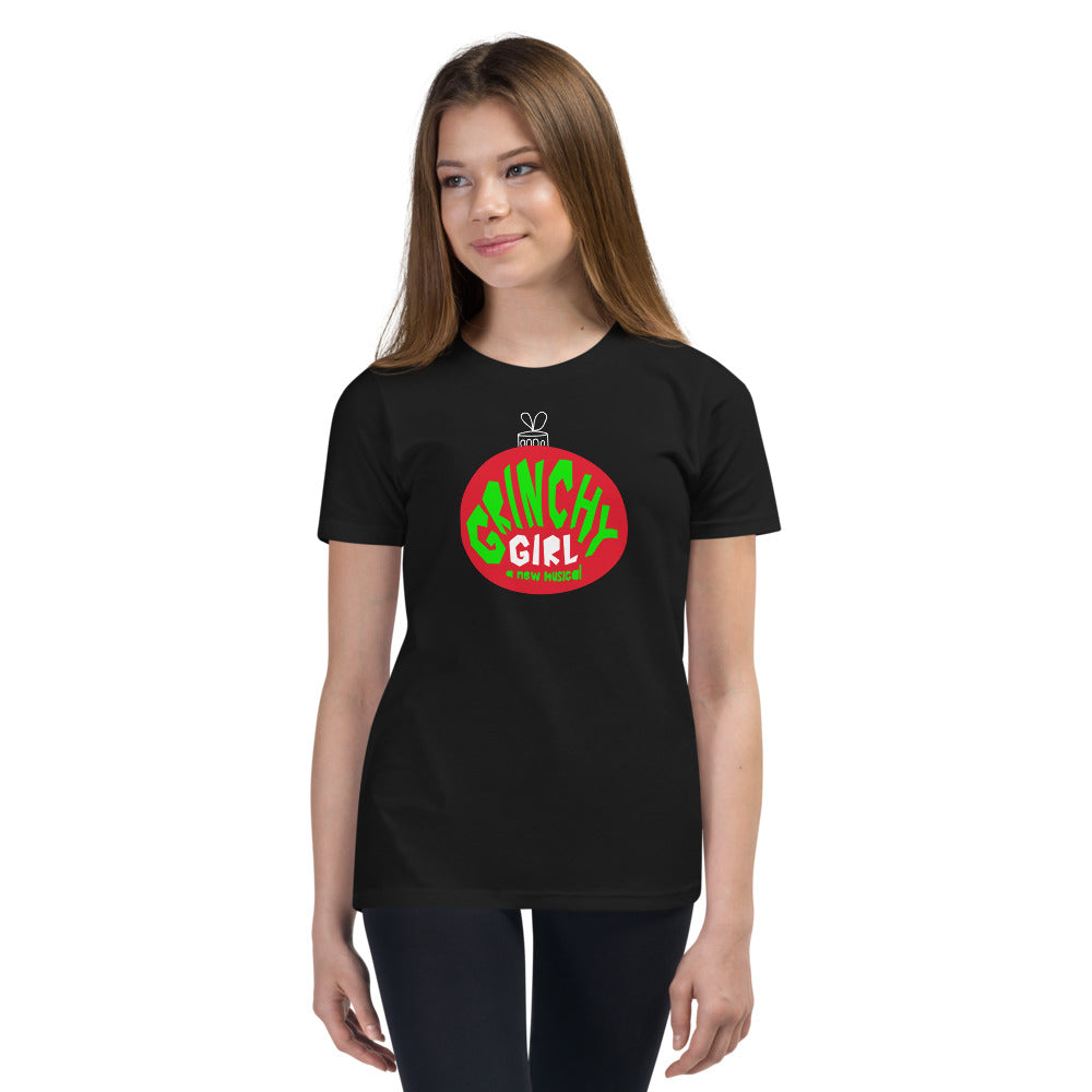 Youth Grinchy Girl Short Sleeve T-Shirt